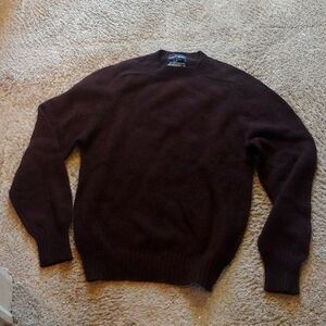 Vintage wool Robert Bruce brown sweater Medium